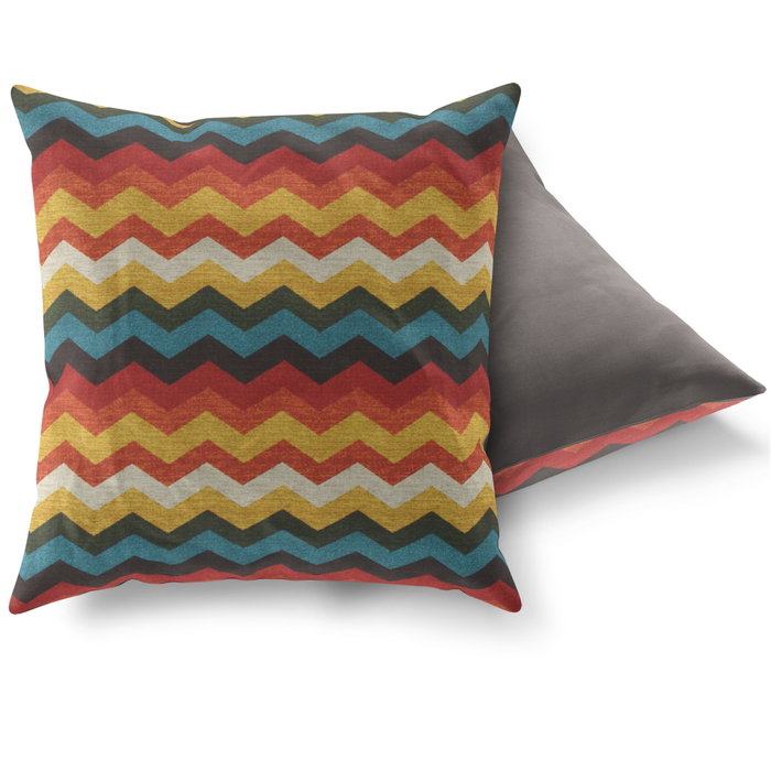 Aberto Design Cojín Multicolor 43 x 43 cm